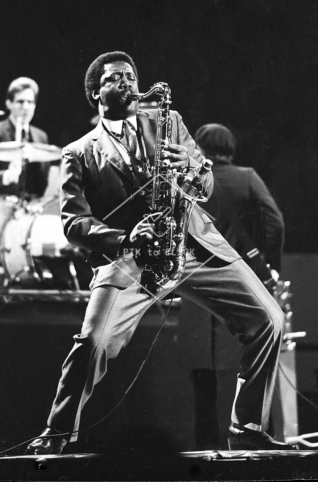 Clarence Clemons with Bruce Springsteen and The E Street Band - Madison Square Garden New York City -  November 27, 1980