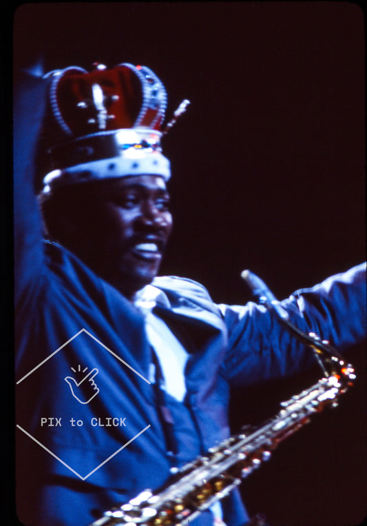 "King" Clarence Clemons with Bruce Springsteen and The E Street Band - Madison Square Garden - New York City - November 27, 1980