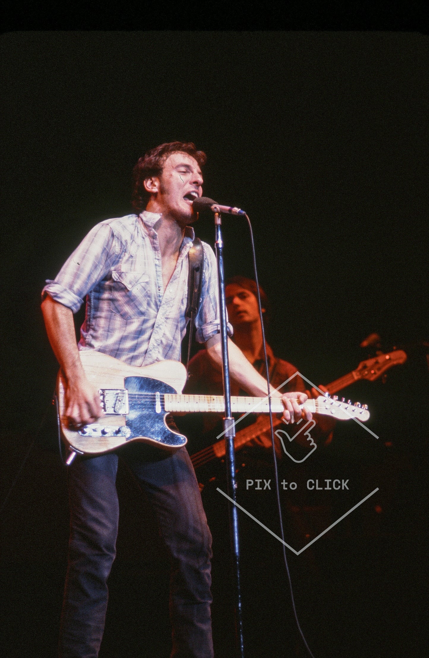 Bruce Springsteen and Garry Tallent - Madison Square Garden  New York City - November 27, 1980