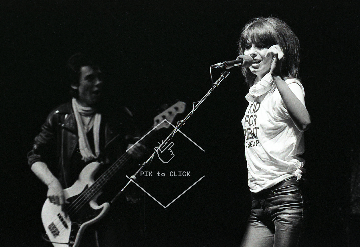 Chrissie Hynde w/Pete Farndon - The Pretenders - The Palladium - New York City - May 3, 1980