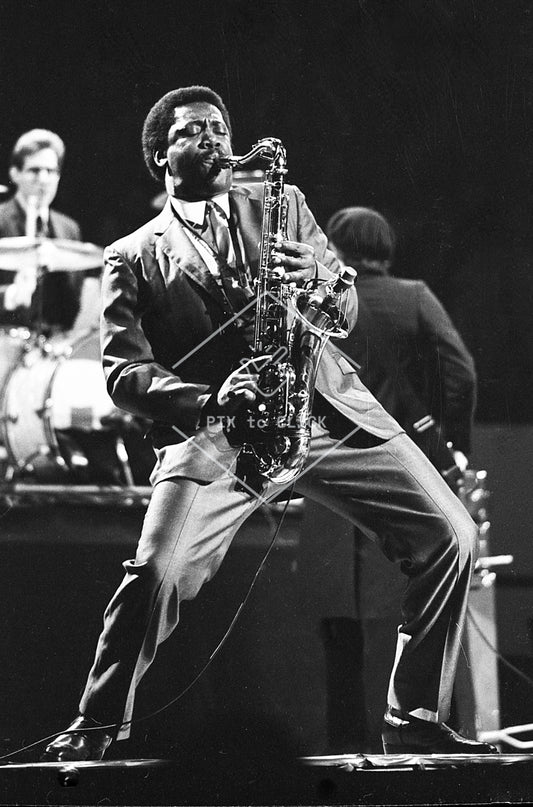 Clarence Clemons with Bruce Springsteen and The E Street Band - Madison Square Garden New York City -  November 27, 1980